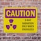 Signmission Radiation & Laser Sign, 7 in H x 10 in W, Plastic, Rectangle OS-2PACK-CR-P-710-L-10218 - alternate 8